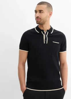 Polo à détails contrastants