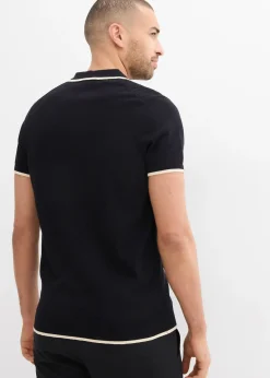 Polo à détails contrastants