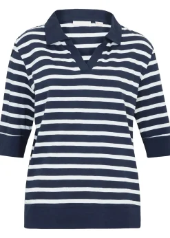 Polo en mélange coton-viscose