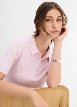 Polo en viscose extensible