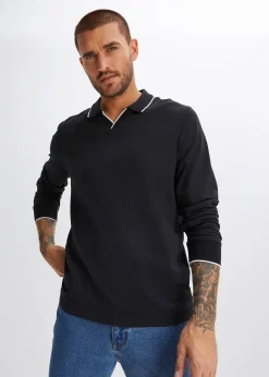 Polo manches longues 100% coton