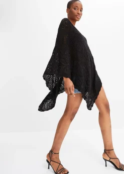 Poncho aspect crochet