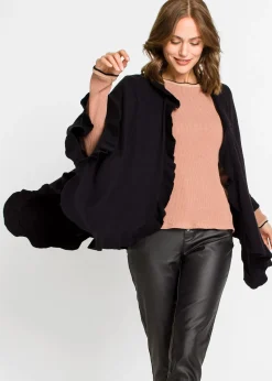 Poncho avec cachemire
