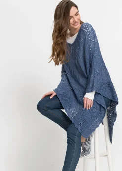 Poncho en crochet