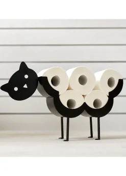 Porte-papier toilette chat
