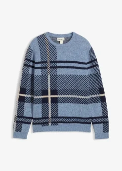 Pull à carreaux