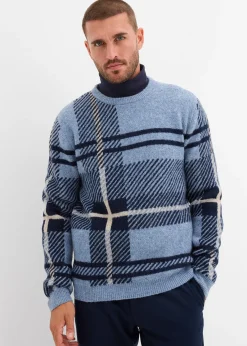 Pull à carreaux