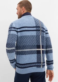 Pull à carreaux