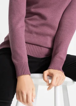 Pull à col roulé