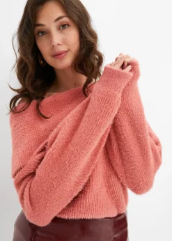 Pull à encolure Bardot asymétrique