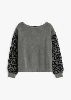 Pull à motif léopard