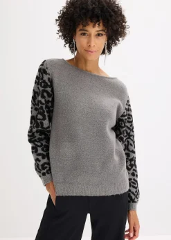 Pull à motif léopard
