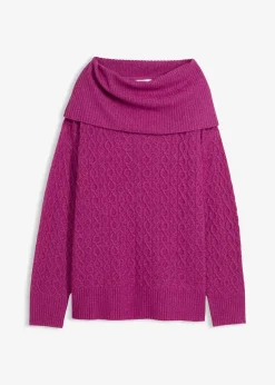 Pull à motif torsadé