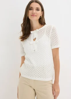 Pull ajouré