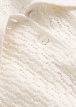 Pull ajouré 100% coton