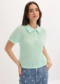 Pull ajouré 100% coton