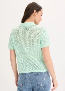 Pull ajouré 100% coton