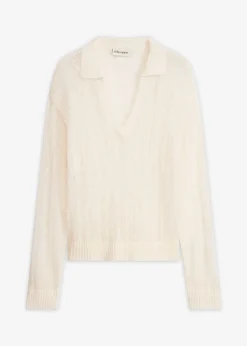 Pull ajouré doux