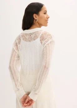 Pull ajouré doux