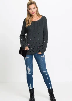 Pull avec broderies