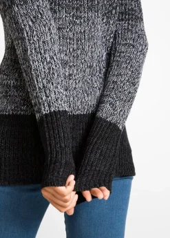Pull avec rayures bloc