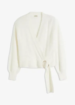 Pull cache-cœur avec accessoire
