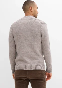 Pull camionneur à motif torsadé