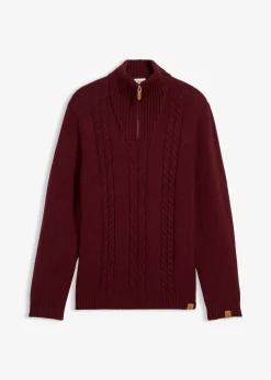 Pull camionneur en grosse maille torsadée