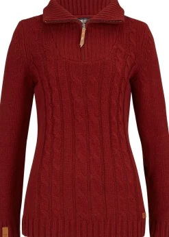 Pull camionneur en maille torsadée