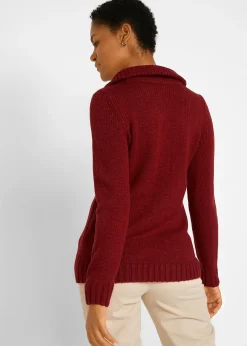 Pull camionneur en maille torsadée