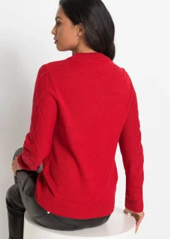 Pull camionneur en maille torsadée