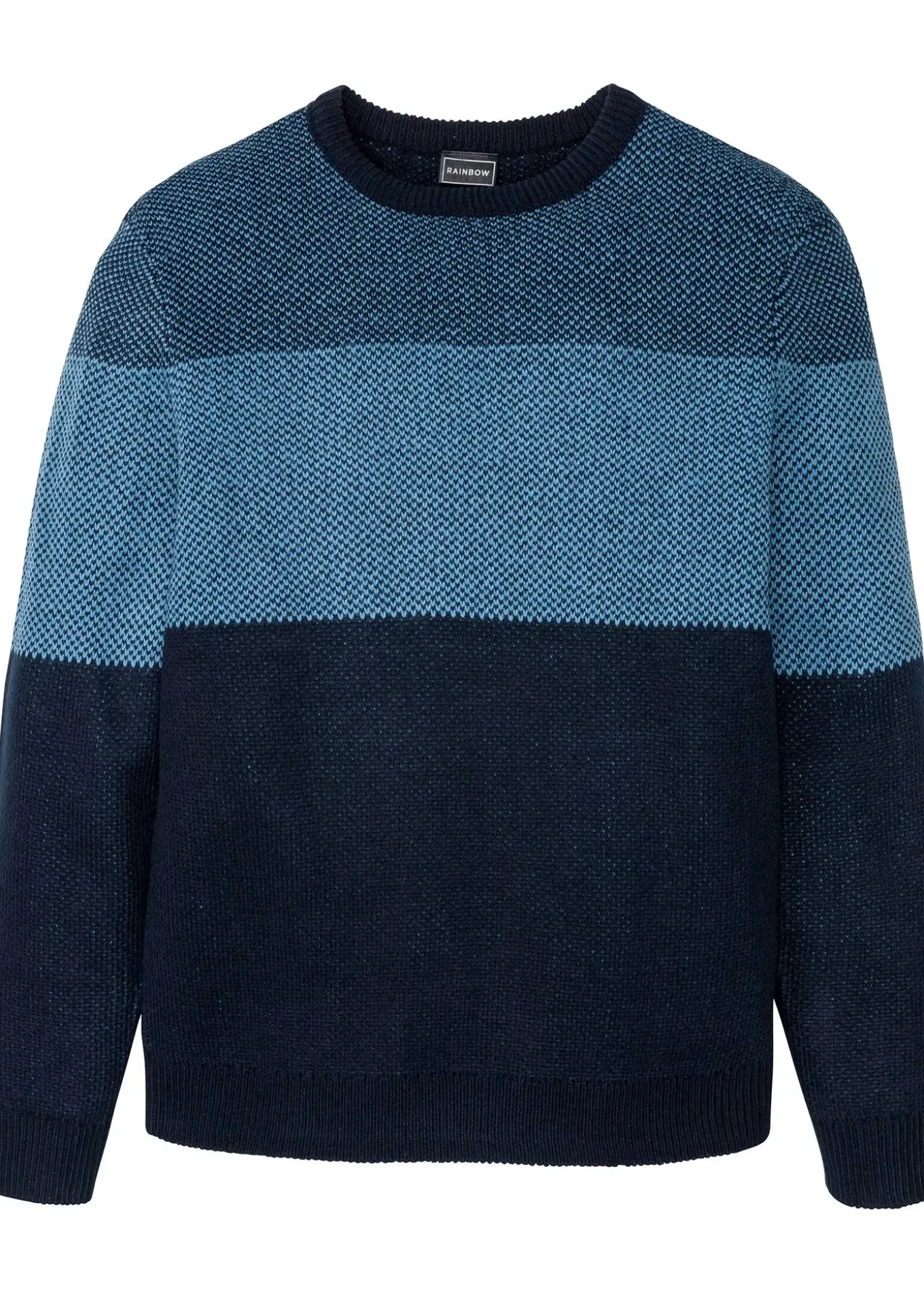 Pull col rond style color block