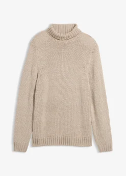 Pull col roulé