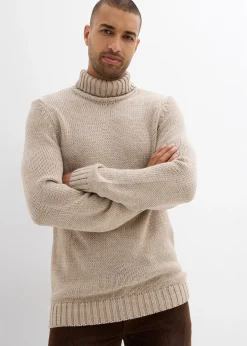 Pull col roulé