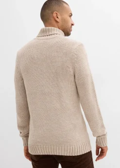 Pull col roulé