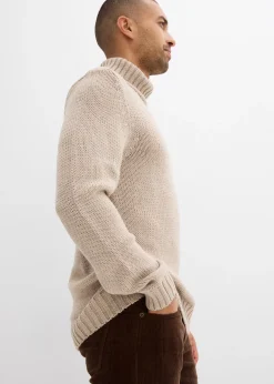 Pull col roulé