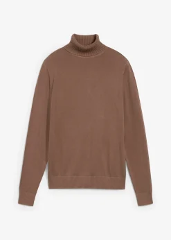 Pull col roulé