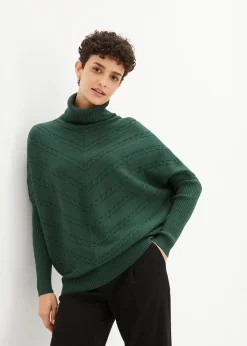 Pull col roulé