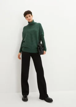 Pull col roulé