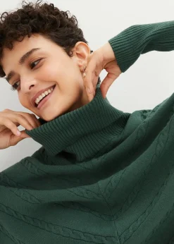 Pull col roulé