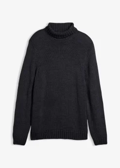 Pull col roulé