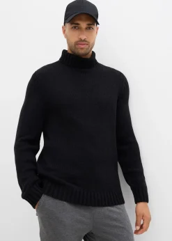 Pull col roulé