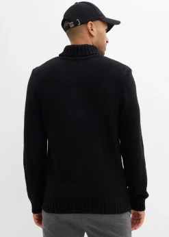 Pull col roulé
