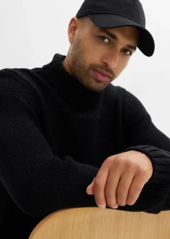 Pull col roulé