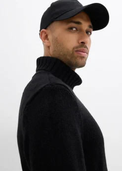 Pull col roulé