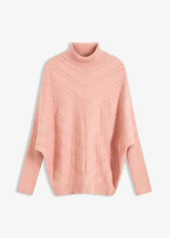 Pull col roulé