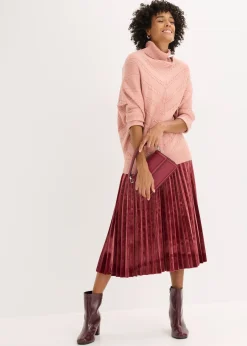 Pull col roulé