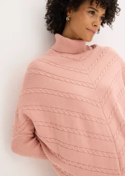 Pull col roulé