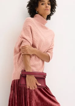 Pull col roulé