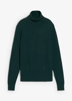 Pull col roulé